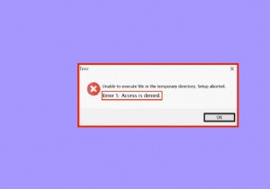 फिक्स सिस्टम एरर 5 विंडोज 10 में एक्सेस अस्वीकृत 