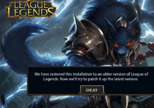 लीग को ठीक करें हमने इस स्थापना त्रुटि को पुनर्स्थापित कर दिया है 