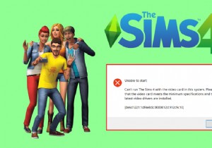 Sims को ठीक करने के 9 तरीके 4 वीडियो कार्ड शुरू करने में असमर्थ