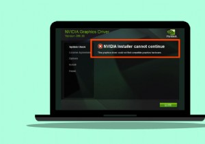फिक्स NVIDIA इंस्टालर जारी नहीं रख सकता यह ग्राफिक्स ड्राइवर संगत ग्राफिक्स हार्डवेयर त्रुटि नहीं ढूंढ सका 