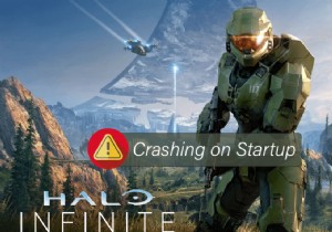 फिक्स हेलो अनंत स्टार्टअप पर क्रैश करता रहता है 