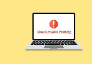 Windows 10 में स्लो नेटवर्क प्रिंटिंग को ठीक करें