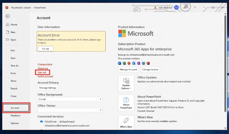 PowerPoint को ठीक न करने वाली फ़ाइल त्रुटि को ठीक करें