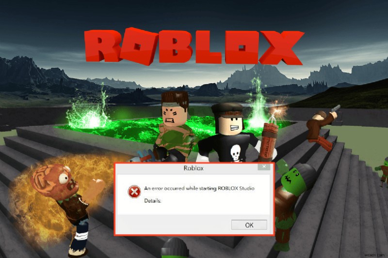 Roblox शुरू करते समय हुई एक त्रुटि को ठीक करें 