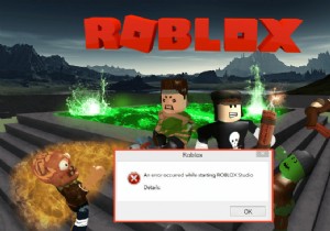 Roblox शुरू करते समय हुई एक त्रुटि को ठीक करें 