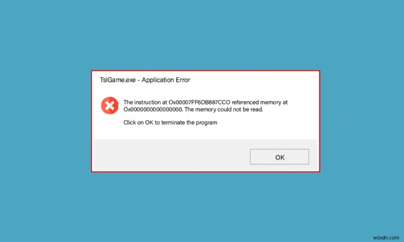 विंडोज 10 में TslGame.exe एप्लिकेशन त्रुटि को ठीक करें 