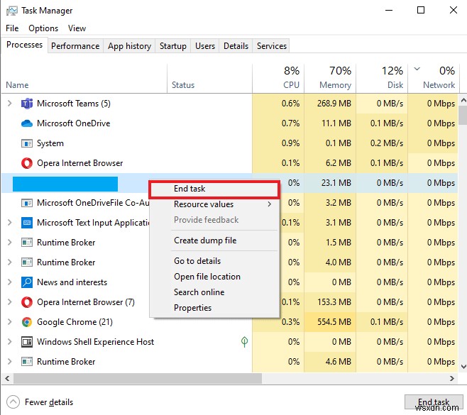 Windows 10 में स्लिंग त्रुटि 8 4612 ठीक करें