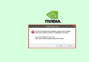 NVIDIA OpenGL ड्राइवर त्रुटि कोड को ठीक करें 8 