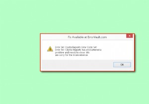 विंडोज 10 में त्रुटि कोड 541 को ठीक करें 