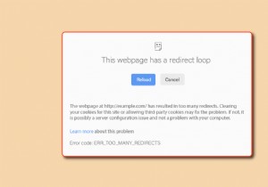 ब्राउज़र पता त्रुटि पुनर्निर्देशक क्या है:त्रुटि-बहुत अधिक पुनर्निर्देश? 