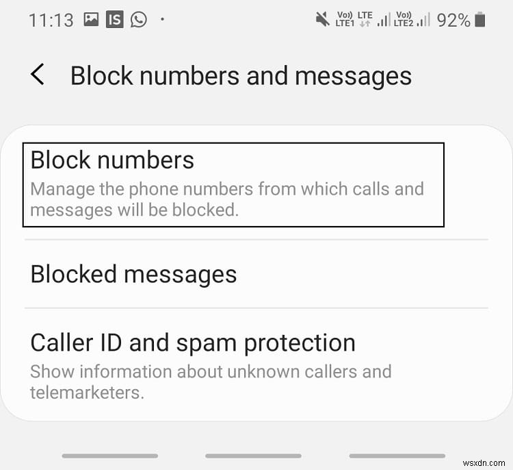 Android पर एक निश्चित संख्या से टेक्स्ट संदेशों को ब्लॉक करें