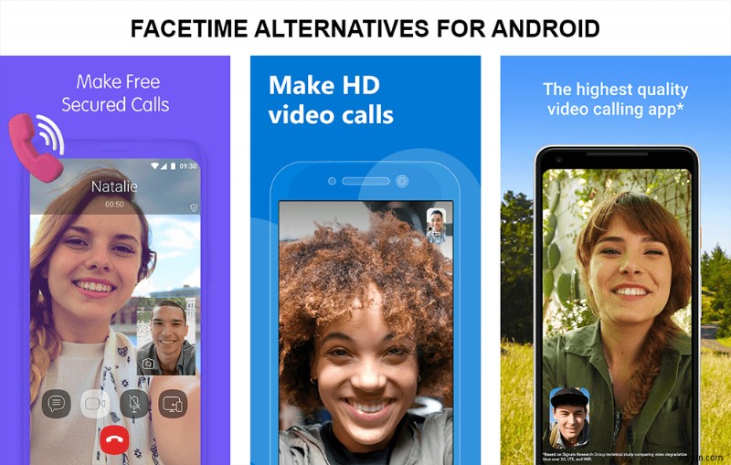 Android के लिए फेसटाइम के 7 सर्वश्रेष्ठ विकल्प