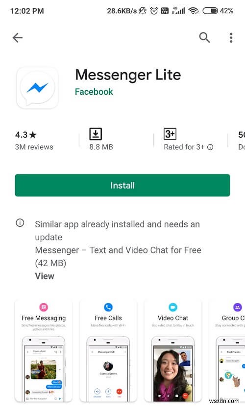 Facebook Messenger पर फ़ोटो नहीं भेज सकते को ठीक करें