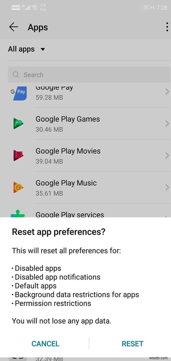 दुर्भाग्य से ठीक करें Google Play सेवाओं ने काम करना बंद कर दिया है त्रुटि