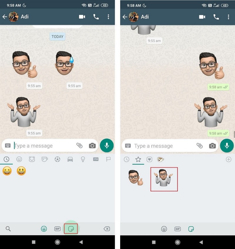 Android के लिए WhatsApp पर Memoji स्टिकर का उपयोग कैसे करें