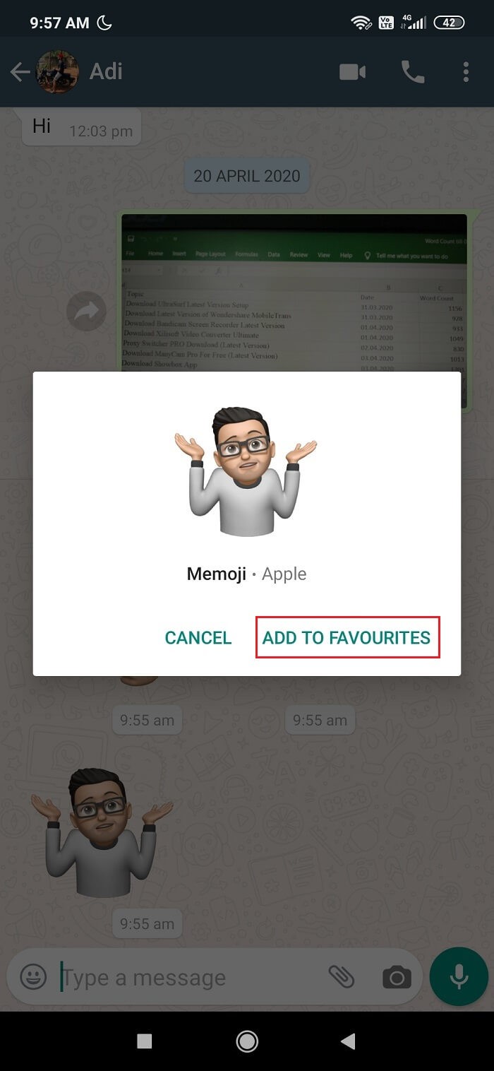 Android के लिए WhatsApp पर Memoji स्टिकर का उपयोग कैसे करें