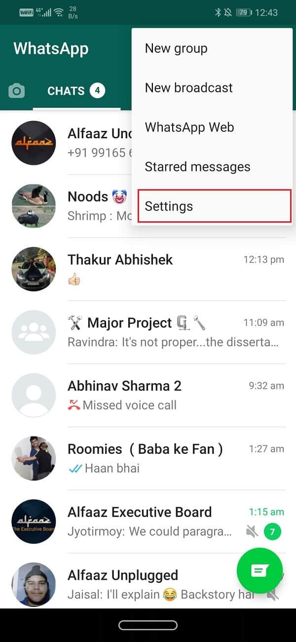 WhatsApp की सामान्य समस्याओं को ठीक करें
