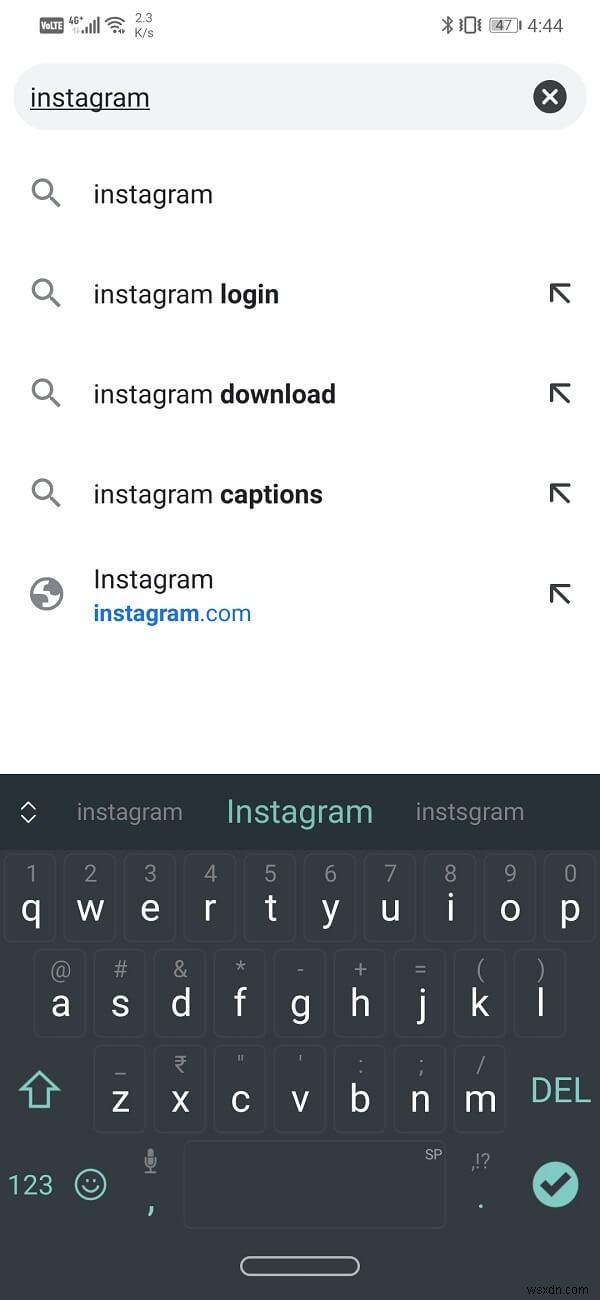 Instagram को ठीक करें फ़ीड रीफ़्रेश नहीं कर सका Android पर त्रुटि