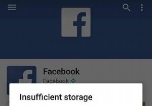 Android पर अपर्याप्त संग्रहण उपलब्ध त्रुटि को ठीक करें