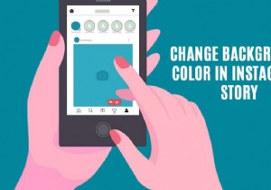 अपनी Instagram कहानी में पृष्ठभूमि का रंग कैसे बदलें