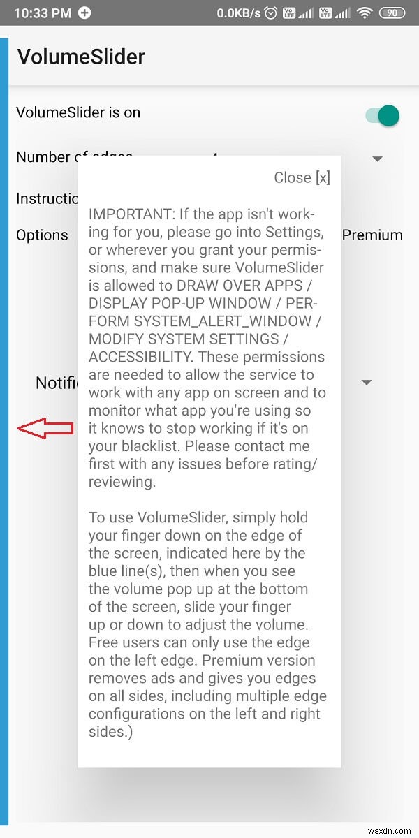 Android पर स्क्रीन पर वॉल्यूम बटन कैसे प्राप्त करें