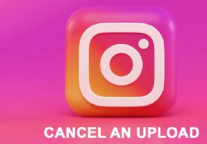 Instagram ऐप पर अपलोड कैसे रद्द करें