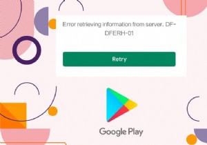 Play Store DF-DFERH-01 त्रुटि ठीक करें