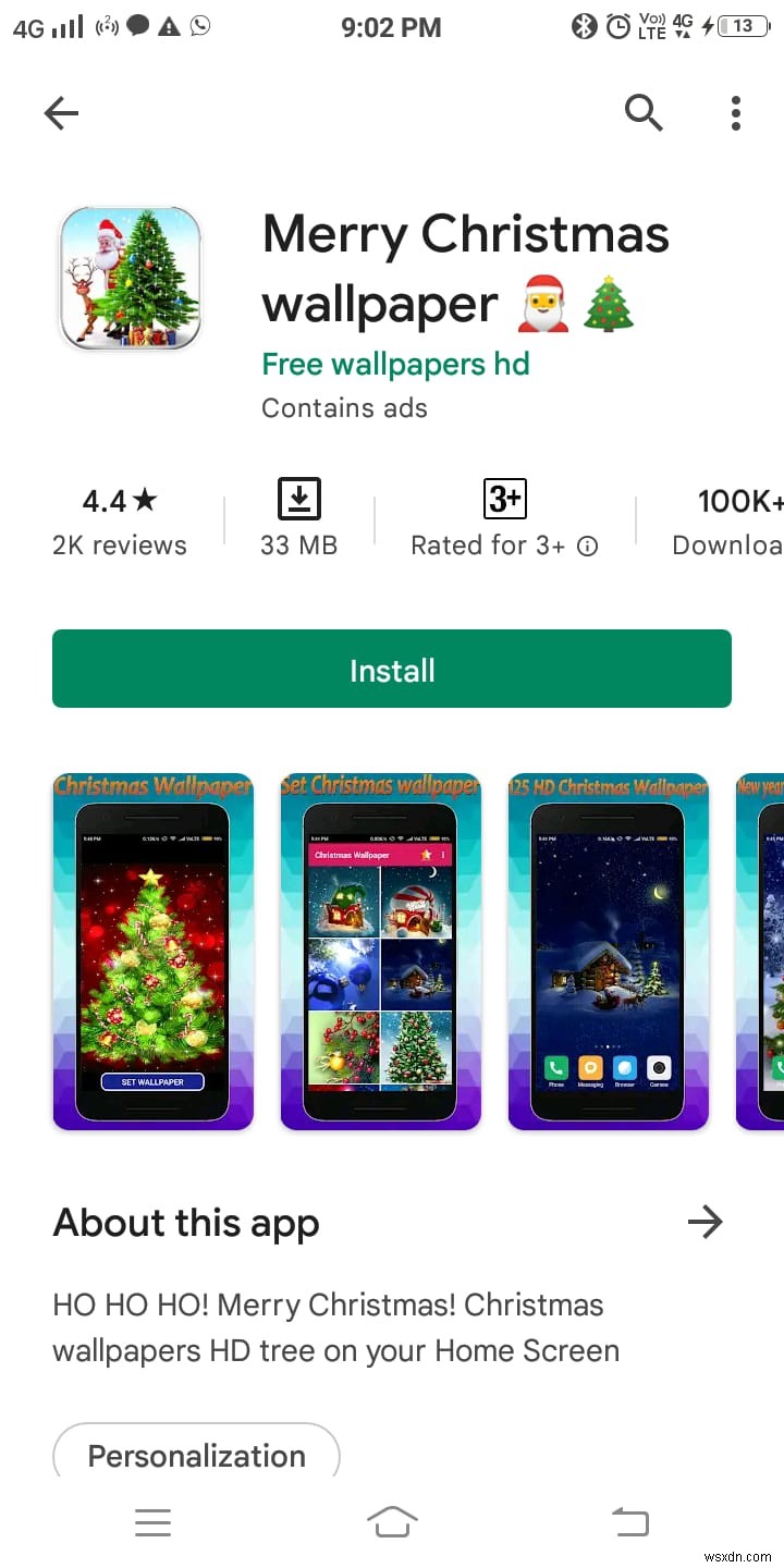 Android के लिए सर्वश्रेष्ठ 15 निःशुल्क क्रिसमस लाइव वॉलपेपर ऐप्स