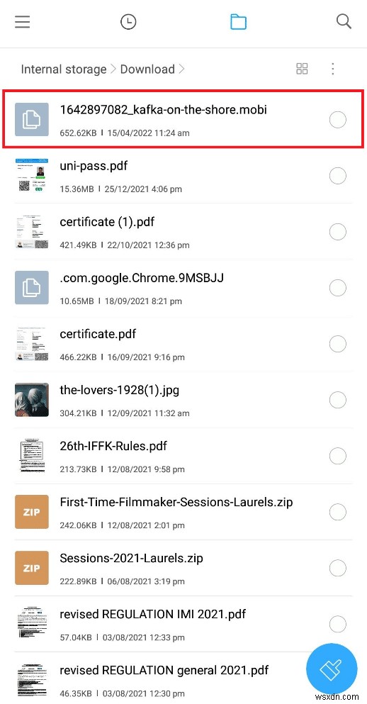 Android पर MOBI फ़ाइलें कैसे खोलें