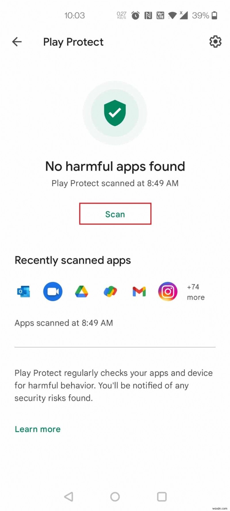 Android पर वायरस पॉप अप ठीक करें