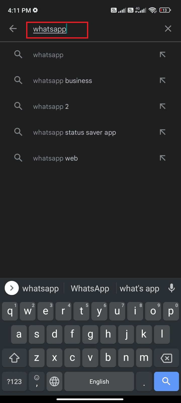 व्हाट्सएप को ठीक करें जो Android पर नहीं दिख रहा है