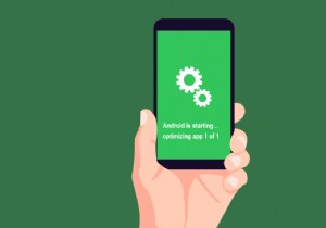 फिक्स Android 1 में से ऐप 1 को ऑप्टिमाइज़ करना शुरू कर रहा है