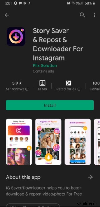 17 Android के लिए सर्वश्रेष्ठ Instagram स्टोरी सेवर ऐप्स