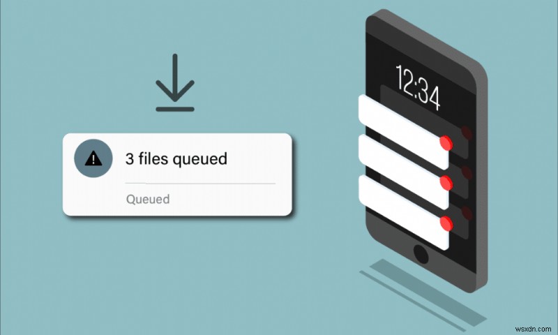 Android पर कतारबद्ध डाउनलोड को कैसे ठीक करें