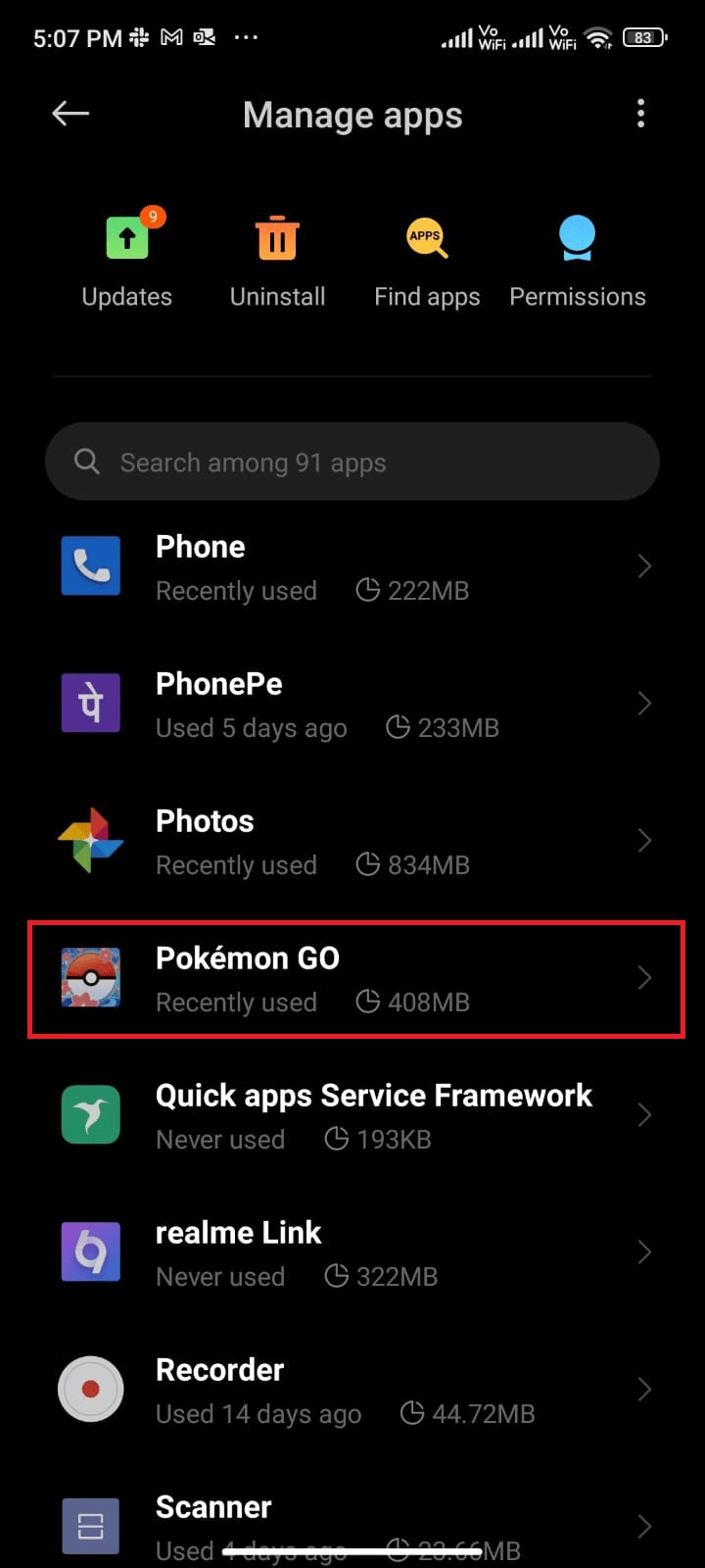 Android पर पोकेमॉन गो एरर 26 ठीक करें