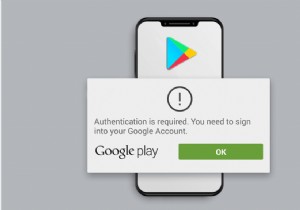 Google Play प्रमाणीकरण को ठीक करें Android पर त्रुटि आवश्यक है