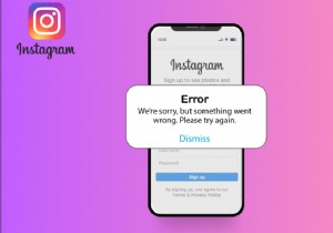 Instagram फ़ीडबैक आवश्यक लॉगिन त्रुटि ठीक करें 