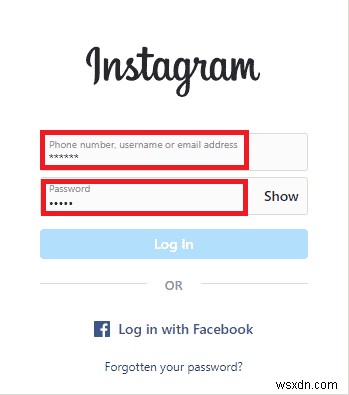 Instagram फ़ीडबैक आवश्यक लॉगिन त्रुटि ठीक करें 