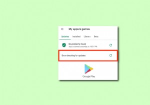 अपडेट के लिए Google Play Store त्रुटि जांच को ठीक करें