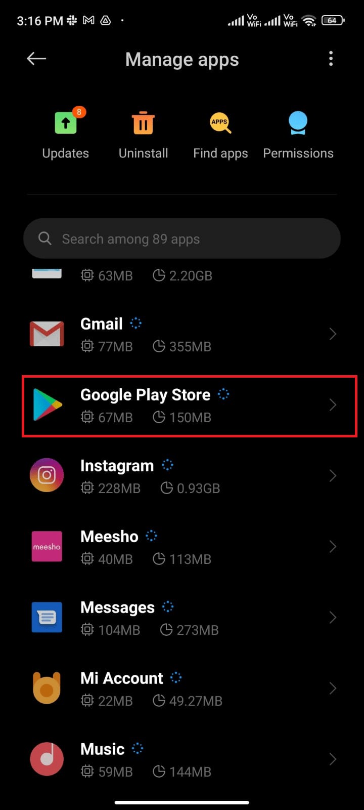 अपडेट के लिए Google Play Store त्रुटि जांच को ठीक करें