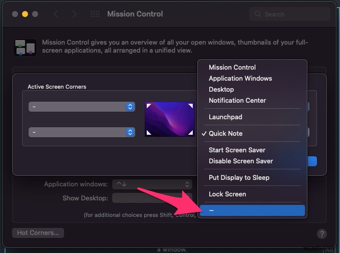 क्विक नोट और हॉट कॉर्नर को कैसे बंद करें [MacOS Monterey के लिए हल] 