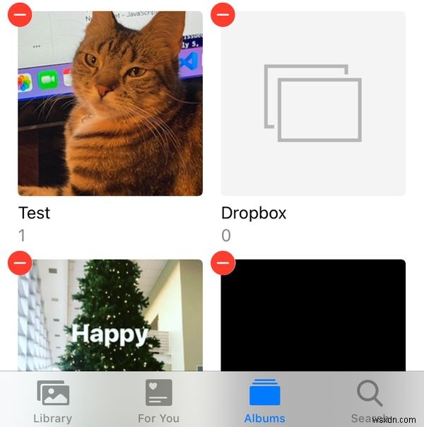 IPhone पर एल्बम कैसे हटाएं 