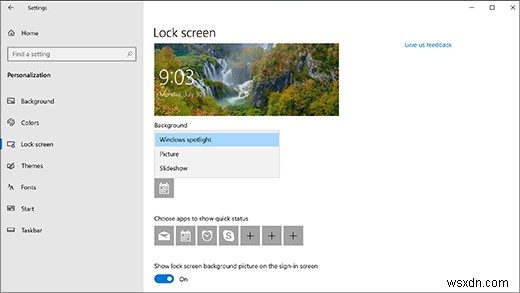 Windows 10 लॉगिन स्क्रीन कैसे बदलें