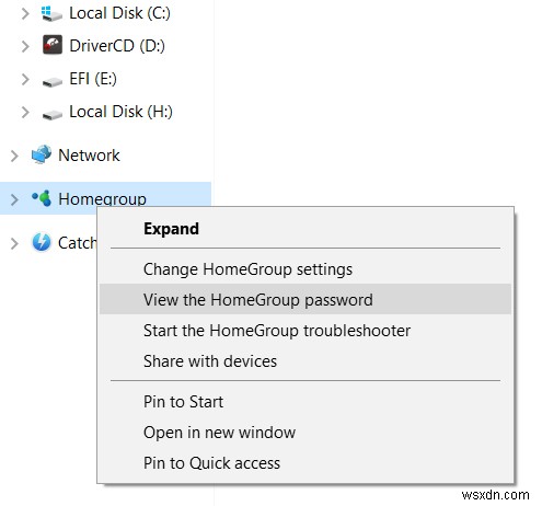 Windows 10 पर होमग्रुप पासवर्ड कैसे खोजें या बदलें