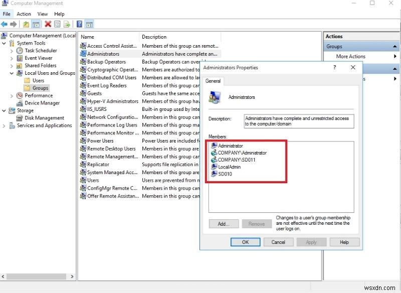 Windows Server और Windows 10/8/7 में स्थानीय व्यवस्थापक समूह में उपयोगकर्ता कैसे जोड़ें
