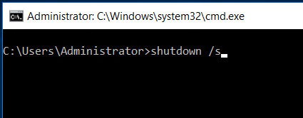 Windows 10 में शटडाउन कमांड की पूरी सूची