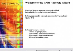 Sony VAIO रिकवरी डिस्क बनाने का सबसे आसान तरीका