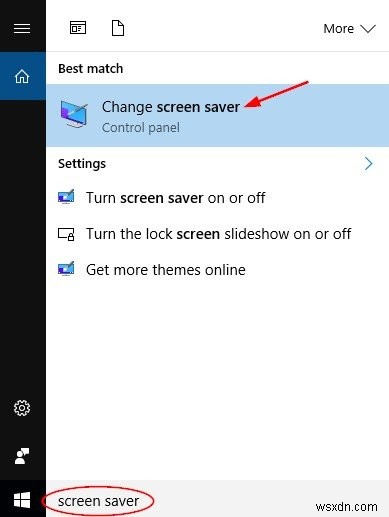 Windows 10 में स्क्रीन सेवर सेटिंग खोलने के शीर्ष 4 तरीके