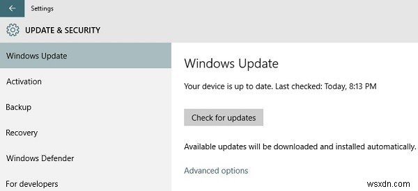 Windows 10 को Windows 8.1 में डाउनग्रेड करने का एक आसान तरीका