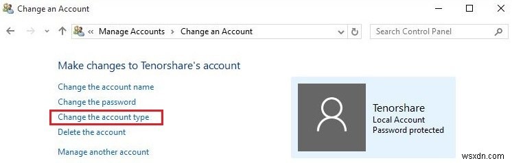 विंडोज 10 में यूजर्स के अकाउंट टाइप को बदलने के 2 तरीके 